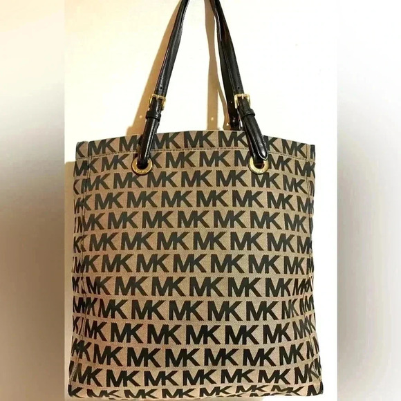 Michael kors MK signature print canvas tote handbag - Picture 1 of 11